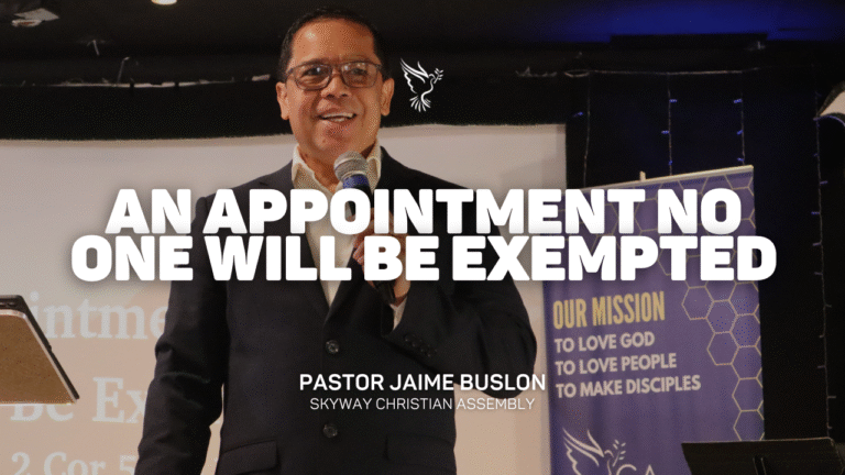 An Appointment No One Will Be Exempted | Pastor Jaime Buslon
